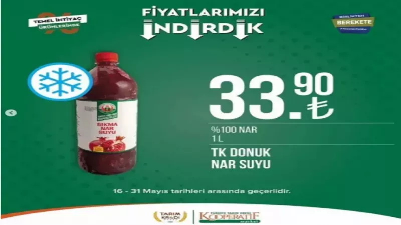 Tarım Kredi Marketleri "fiyatları indirdik" diye duyurdu: İşte indirime giren o ürünlerin listesi 3