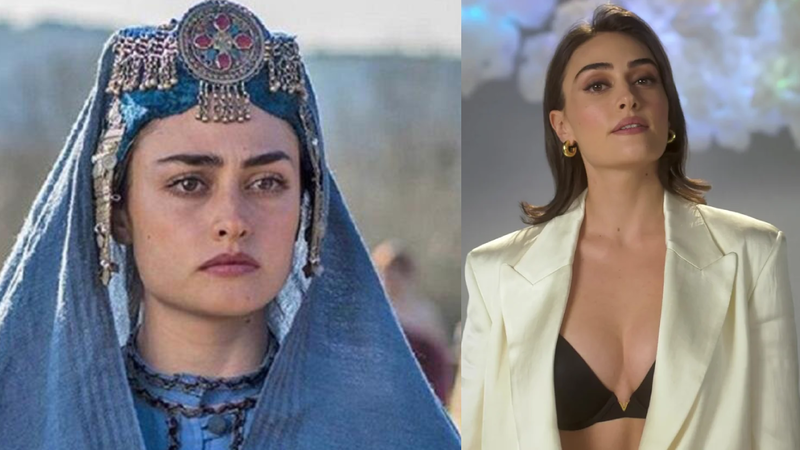 Diriliş Ertuğrul'un Halime'si, süper minisiyle caddeler boy gösterdi: Esra Bilgiç'in cesur pozları yürek hoplattı 1