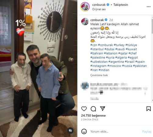 CZN Burak sosyal medya hesabından duyurdu: Fenomen Latif öldü mü? 2