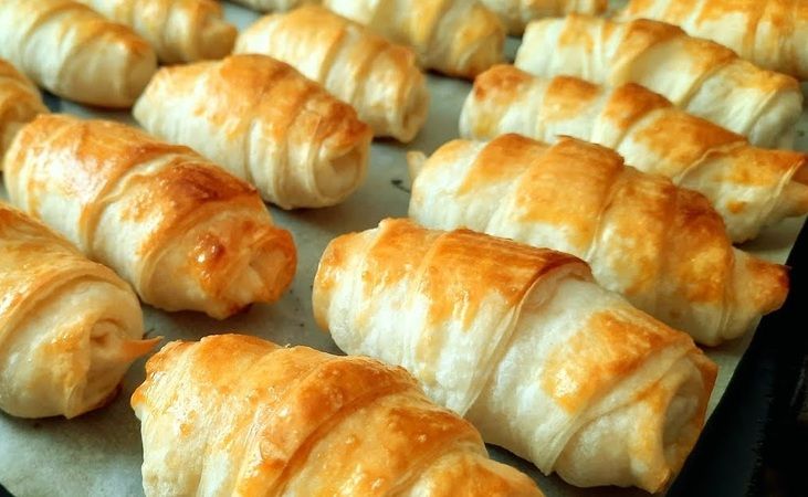 Tel tel ayrılıyor ve asla sönmüyorlar! Bu aşçı sırrını tüm böreklerde kullanabilirsiniz 5