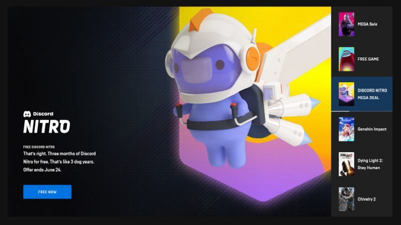 Epic Games’ten oyun severlere sevindirici haber! 1 aylık Discord Nitro bedava oldu! 2
