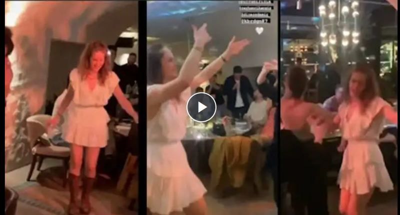Camdaki Kız’ın veda yemeğinde Burcu Biricik fena dağıttı! Sahne dansı ile görenleri büyüledi! 2