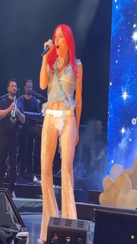 Gülşen cesur sahne kostümü ile yine olay oldu: 'Çocuk bezi sandım' 2