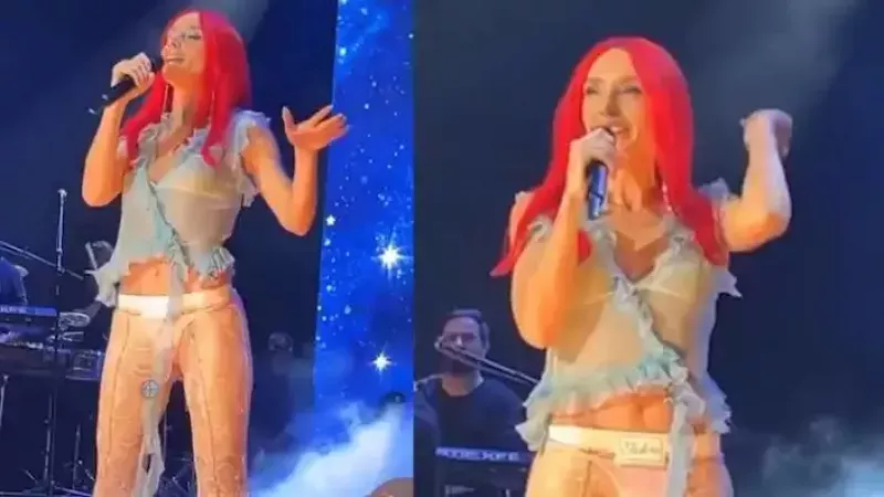 Gülşen cesur sahne kostümü ile yine olay oldu: 'Çocuk bezi sandım' 4