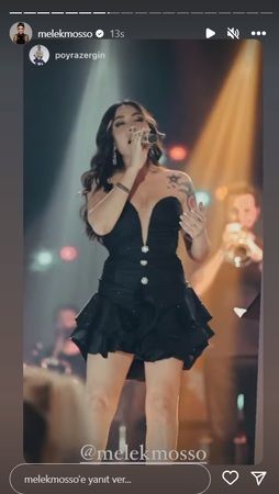 Melek Mosso’nun göğüs dekolteli mini sahne kıyafeti hayranlarını coşturdu! Muhteşem dansı kıyafeti ile birleşince sosyal medya yıkıldı! 3