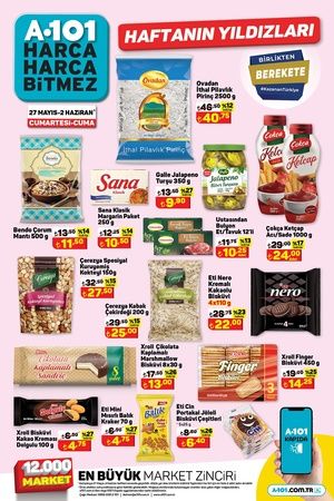 30 Mayıs- 2 Haziran 2023 A101 Market indirim kataloğu: Bulaşık tableti 79 TL, kaşar peyniri 32 TL, sucuk 87 TL, peynir 39 TL! 2