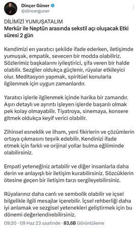 Astrolog Dinçer Güner 'Etkisi 2 gün' diyerek uyardı: “Dilimizi yumuşatalım!” 2