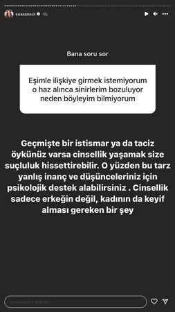 Kocasıyla cinsel ilişkiye girmek istemeyen kadın Esra Ezmeci’ye dert yandı! Kocasının zevk almasına katlanamayan kadına gelen cevap tartışma yarattı 2