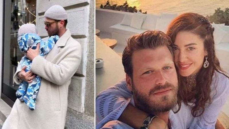 Kıvanç Tatlıtuğ’un oğlu Kurt Efe reklam çekimlerine alıştırılıyor! İlk kez kamera karşısına geçtiği o kareler… 2