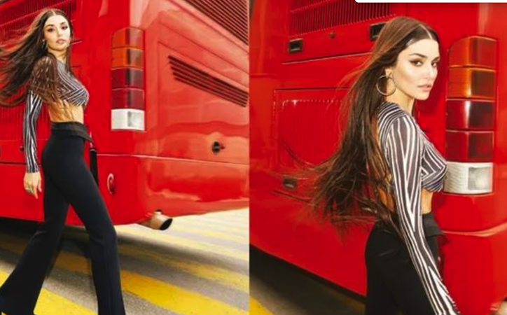 Hande Erçel'in son tatil pozları, estetik operasyon iddialarını gündeme taşıdı. 4