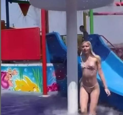 Aleyna Tilki çocuk havuzuna girdi, tepkileri üzerine çekti! Dans etmeye başladığı o anlar… 1