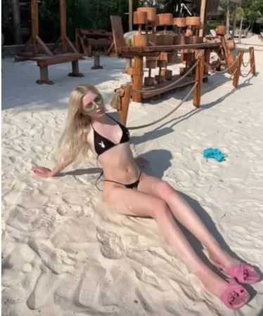 Bikinisi ile en olmadık yerlere çıktı! Aleyna Tilki şaşkın bakışlara aldırış etmedi! 2