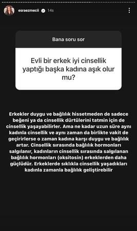 Milyonların merak ettiği soruya Esra Ezmeci'den şaşırtan yanıt: “Evli erkekler, cinsellik yaşadıkları kadınlara aşık olurlar mı?” 2