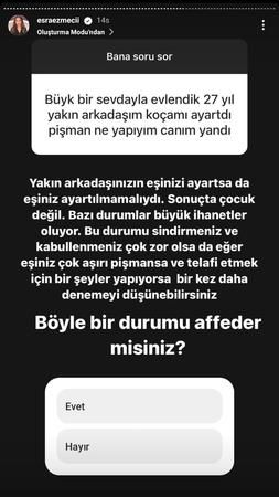 “Aldatılma acısı nasıl geçer?” Esra Ezmeci yanıtladı: “Çok sevdiğiniz birinin ölümüne benzer!” 3
