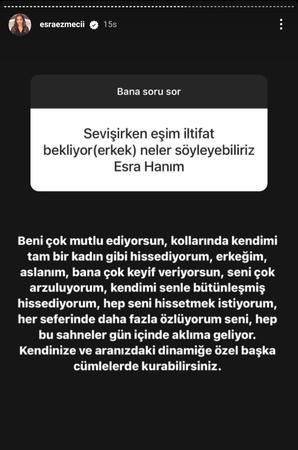 Esra Ezmeci yanıtladı: “Kocamızı yatakta nasıl övebiliriz?” 2