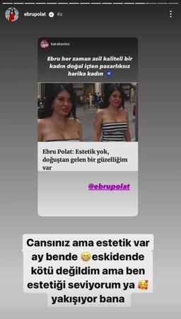 Ebru Polat 'estetiksiz' haberlerini ti'ye aldı: “Kadir İnanır diyesim geldi!” 3