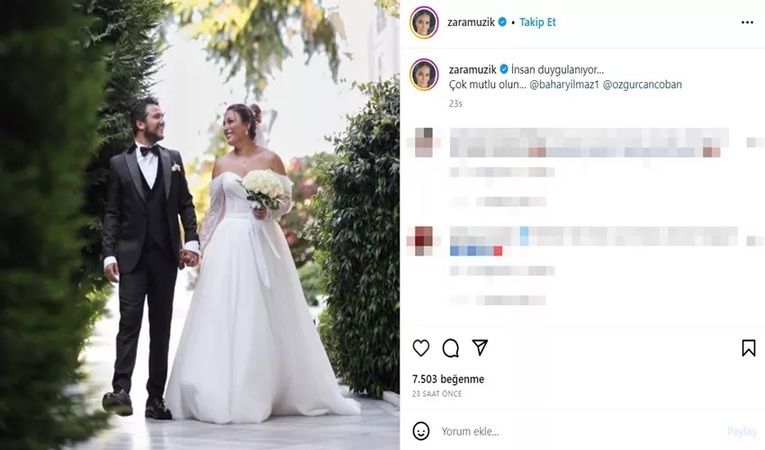 Ünlü şarkıcı Zara'nın mutlu günü! Damat Türk halk müziği sanatçısı çıktı... 2