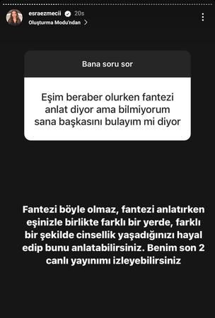 Eşini fantezi için başkası ile görmek isteyen adama, Esra Ezmeci'den büyük tepki: “Farklı bir yerde, farklı bir şekilde...” 2
