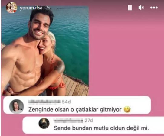 İrem Derici'nin bikinili mutluluk pozlarına gölge düştü! Önce İrem Derici sonra sevgilisi o yoruma anında yanıt verdi! 2