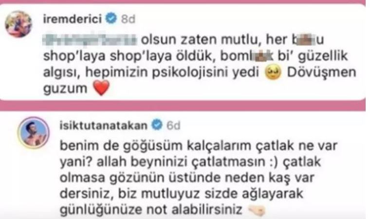 İrem Derici'nin bikinili mutluluk pozlarına gölge düştü! Önce İrem Derici sonra sevgilisi o yoruma anında yanıt verdi! 3