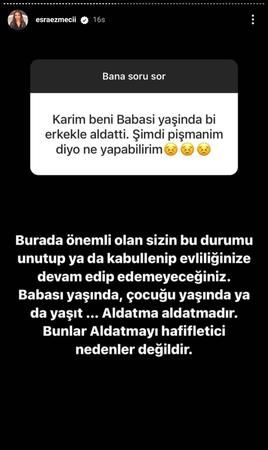 Kocasını aldatan kadının bahanesi tepki çekti: “Onu sen sandım!” Esra Ezmeci'den yanıt gecikmedi: “Aldatmanın bahanesi olmaz!” 3