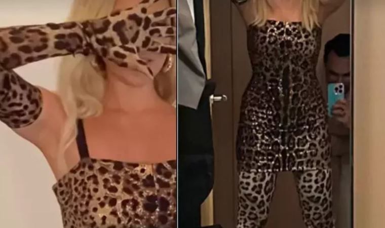 Rapçi Murda ile ismi çıkan Hadise'nin yeni tarzı sosyal medyayı salladı! Baştan aşağı leopar kıyafeti görenlerin başını döndürdü! 3