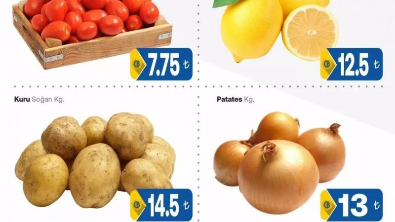 Gaziantep Cergibozanlar Market hafta sonu indirimlerini duyurdu: Kuru fasulye 35 TL, nohut 30 TL, domates 7 TL! 2