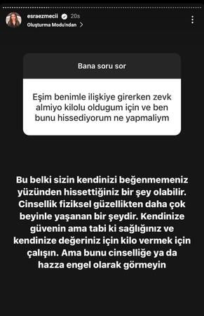 Cinsellikten keyif almayan kadına, Esra Ezmeci'den şaşırtan destek: “Susmayın, zevk almadığınızı da...” 3