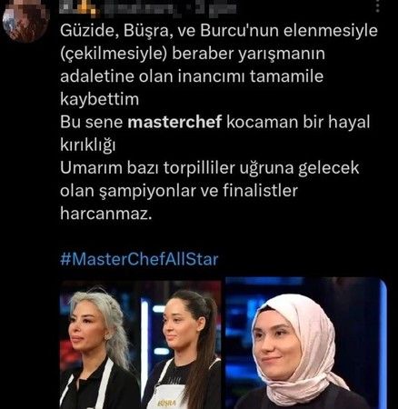 “Üç kadınada travmalar yaşattınız” Masterchef Büşra elendi, sosyal medya birbirine girdi! 2