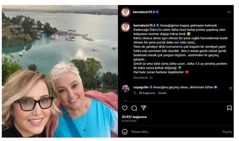Berna Laçin herkesi yıktı. Acılar içinde kaldığı öğrenildi. Herkesten Dua mesajları yağıyor 2