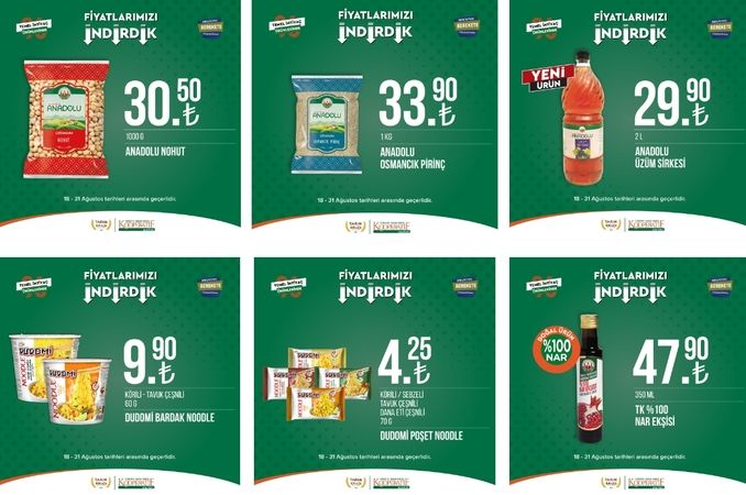 Gaziantepliler, bu fiyatlar daha da gelmez: Peynirler 29,90 TL’ye tereyağları 89,90 TL’ye kadar düştü! Tarım Kredi duyurdu! 1