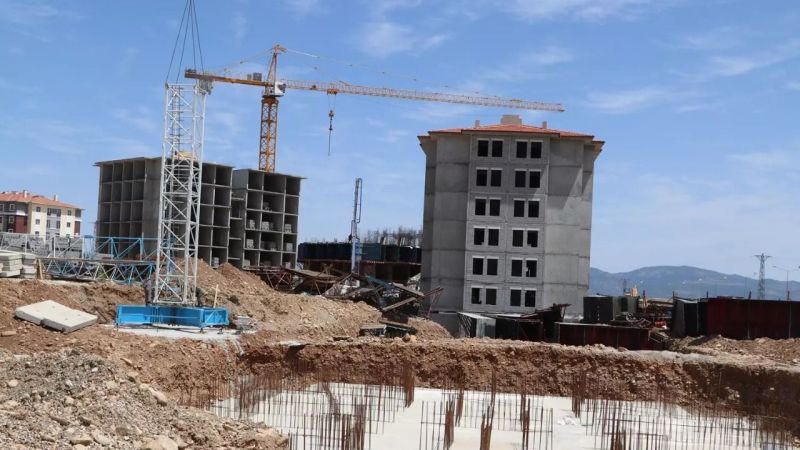 Gaziantep’teki depremzedelere TOKİ eli: Nurdağı ilçesindeki konutlar bitmeye başladı, her an teslim edilebilir! İnşaat 24 saat durmuyor! 3
