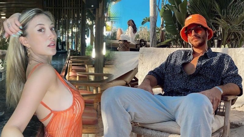 Yasmin Erbil plajda aşka geldi, sevgilisi Yiğit Poyrazı ısırdığı anlar gündeme oturdu! 1