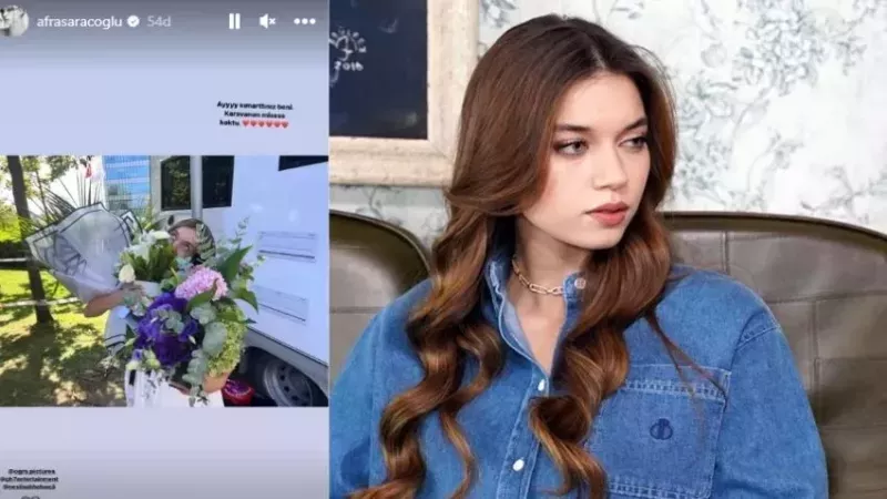 Yalı Çapkını yeni sezon çekimleri başladı, Afra Saraçoğlu’nun karavanı çiçek bahçesine döndü! 3