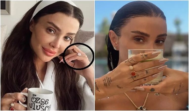 Özge Ulusoy'un yüzüğü sonunda ortaya çıktı! Görenleri hayrete düşüren fiyat 2