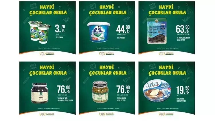 GAZİANTEP'TE YAŞAYAN ÖĞRENCİ VELİLERİ SEVİNECEK! Tarım Kredi Kooperatifi’nde okul dönemi indirimleri başladı: Meyve suları 5,90 TL’ye, çaylar 96,90 TL’ye düştü! İşte Tarım Kredi eylül ayı indirimleri 1