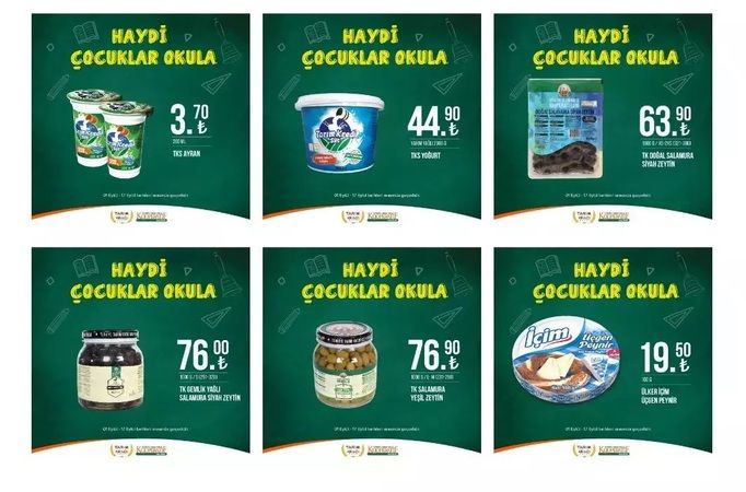 Tarım Kredi Kooperatifi’nden 16,50 TL’ye kaşar peyniri! İndirimler başladı, sadece 4 gün devam edecek! İşte eylül ayı indirimleri 1