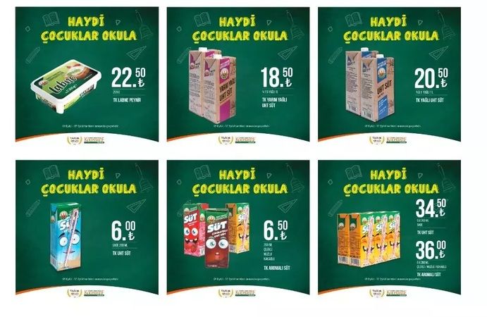 Tarım Kredi Kooperatifi’nden 16,50 TL’ye kaşar peyniri! İndirimler başladı, sadece 4 gün devam edecek! İşte eylül ayı indirimleri 2