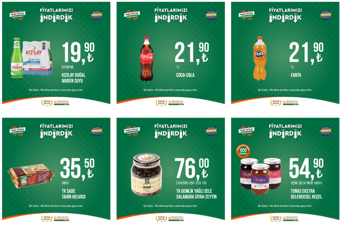 Tarım Kredi Kooperatif indirim kampanyasını duyurdu: 400 gram dana eti sucuk 117,90 TL, 1 kg siyah çay 94,90 TL 3
