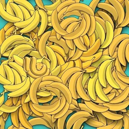 5 saniyeniz var… Muzların arasındaki yılanı görenler ‘süper zeki’ sayılıyorlar... 3