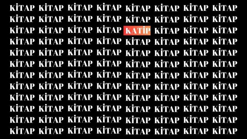 Resimdeki farklı olan kelimeyi 15 saniye içinde bulmalısınız! Zeki olanlar hemen buluyor... 3