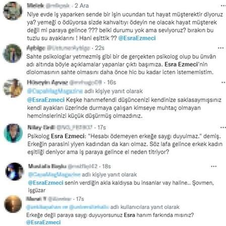 "Hesabı Ödemeyen Erkeğe Saygı Duyulmaz" Açıklamasıyla Esra Ezmeci Tartışma Yarattı 2