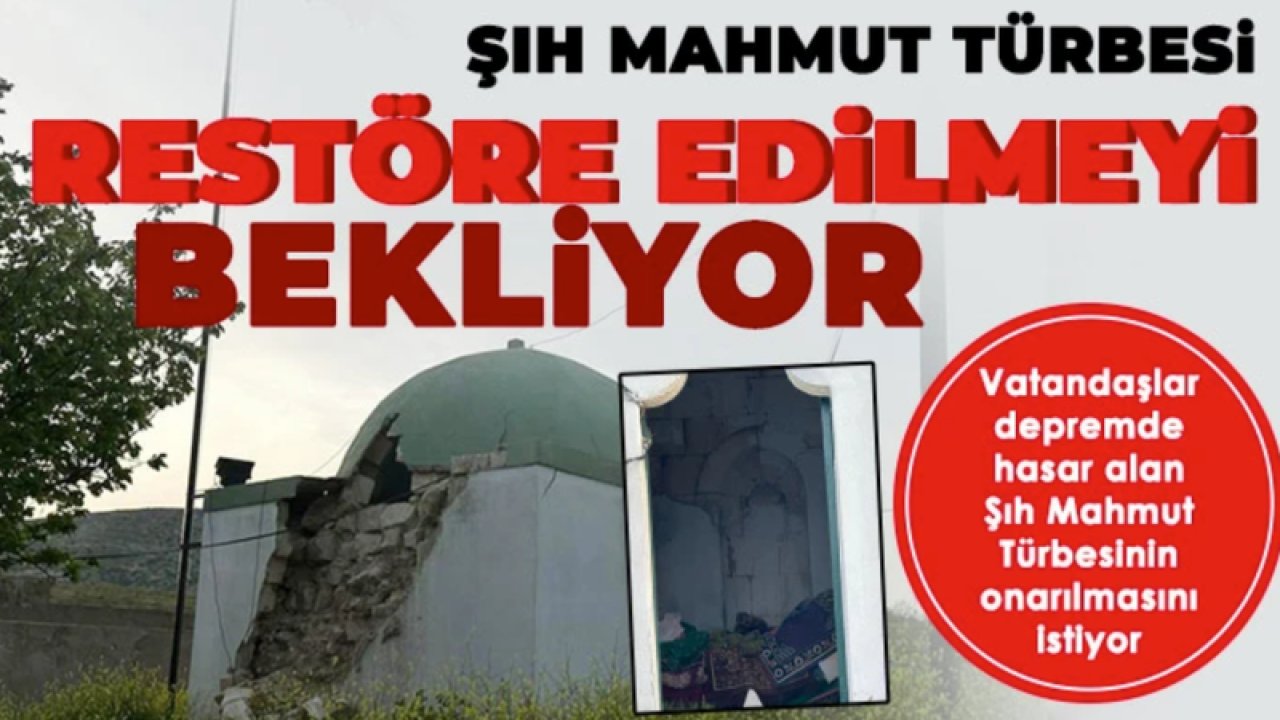 Gaziantep Büyükşehir Belediyesine ve Vakıflara Şıh Mahmut Türbesi Tepkisi