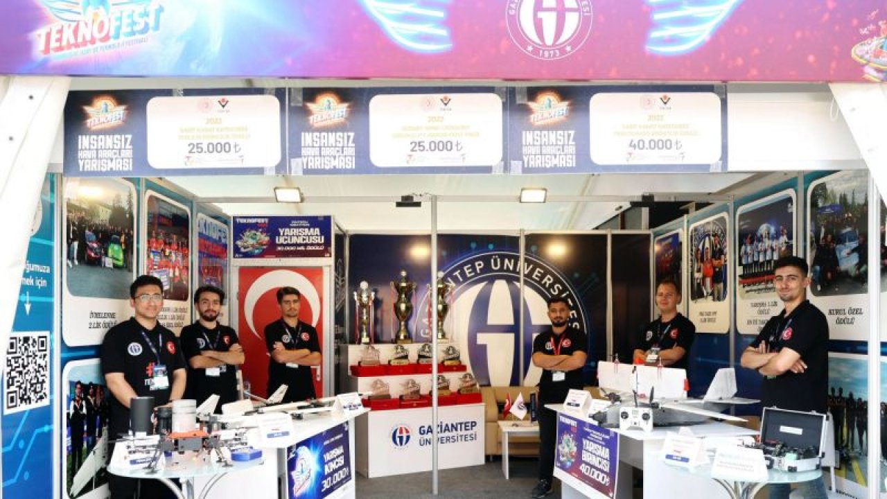 GAÜN öğrencileri Teknofest İzmir’de projelerini sergiledi