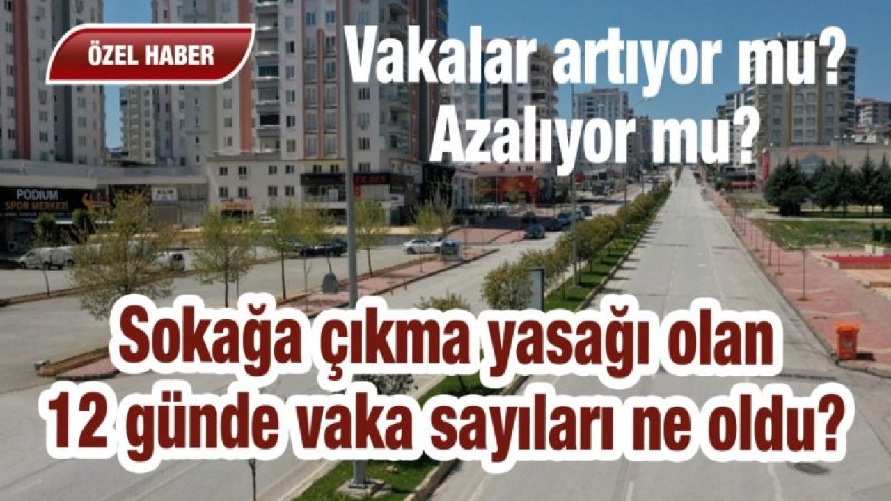Sokağa çıkma yasağı olan 12 günde vaka sayıları ne oldu? Vakalar artıyor mu? Azalıyor mu?