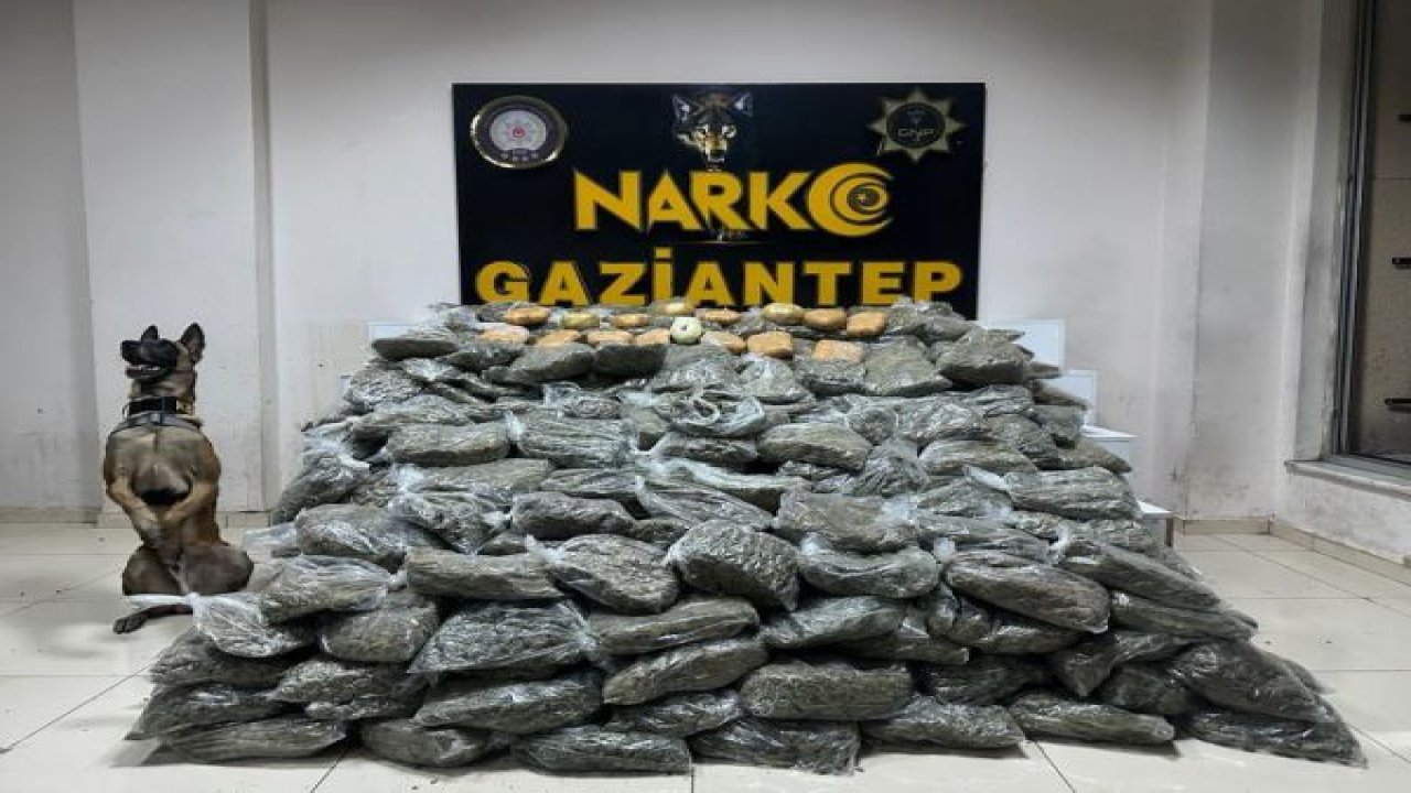 Gaziantep Valisi Çeber Duyurdu: ' Operasyonda yaklaşık 180 kilogram uyuşturucu ele geçirildi'