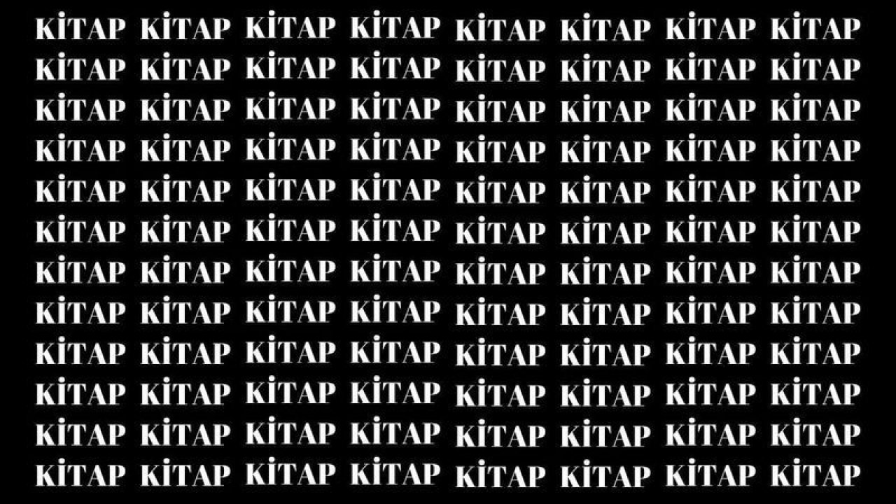 Resimdeki farklı olan kelimeyi 15 saniye içinde bulmalısınız! Zeki olanlar hemen buluyor...