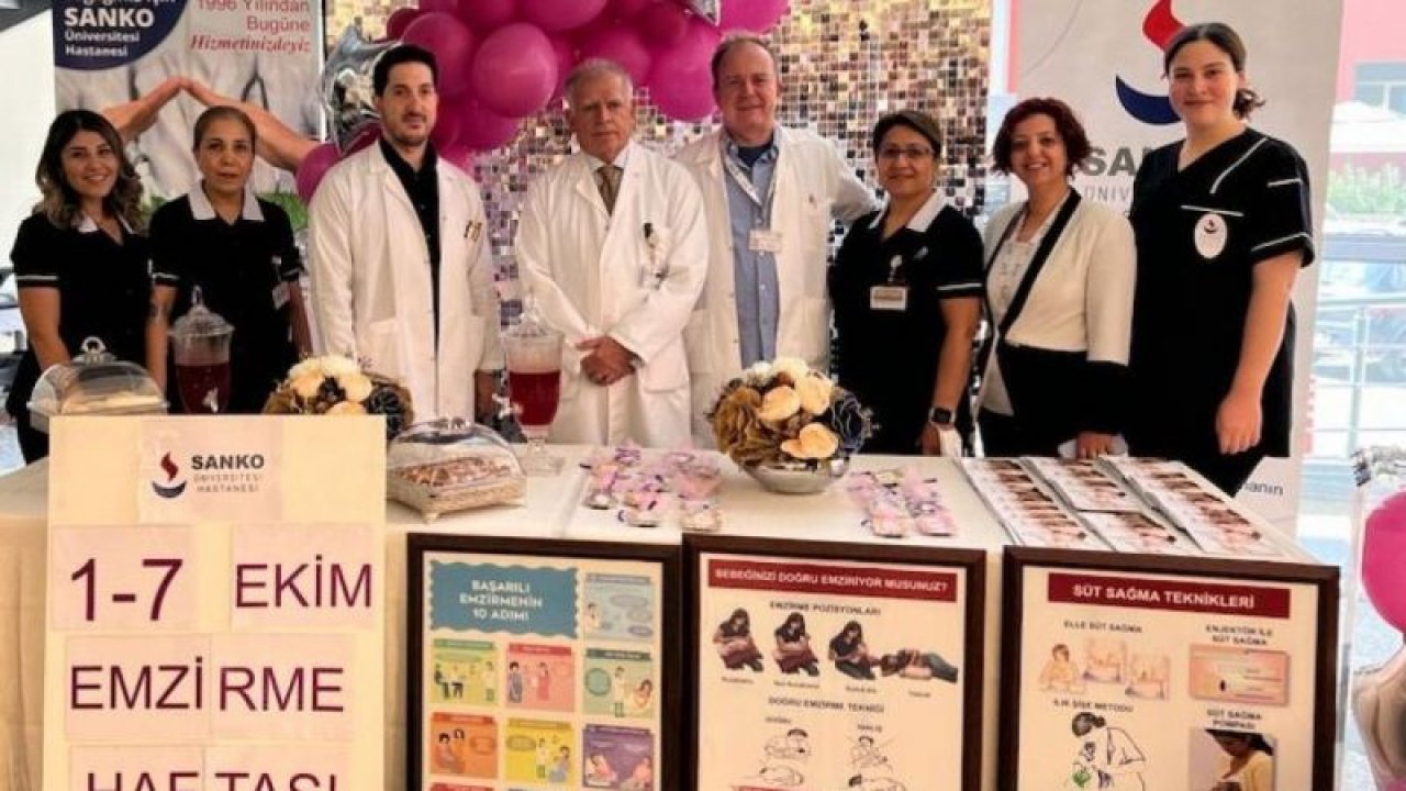 SANKO Üniversitesi Hastanesi’nde “Emzirme Haftası” etkinliği