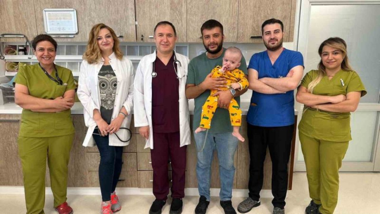 Gaziantep'te doktorların dikkati beyin kanaması geçiren bebeği kurtardı