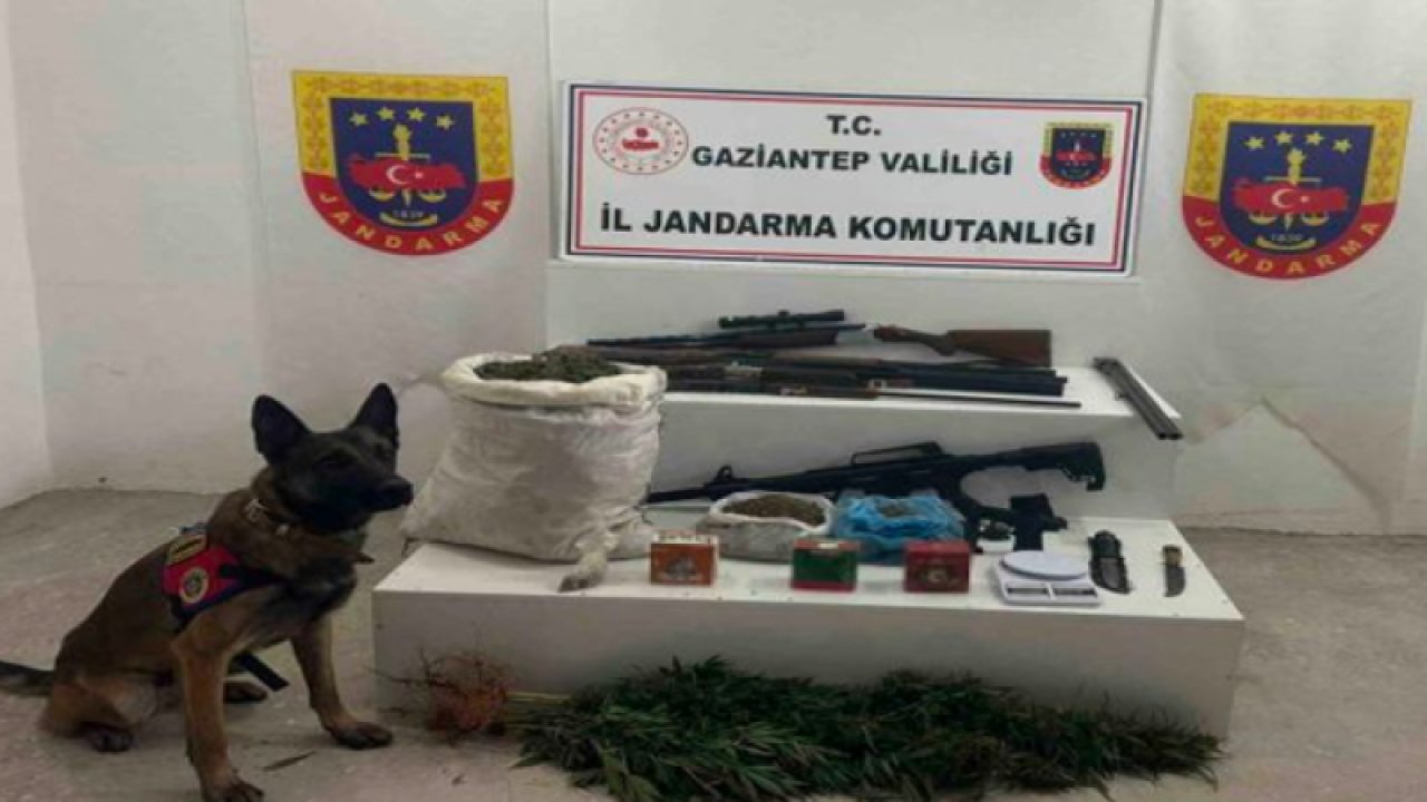 Gaziantep’te jandarma ekiplerinden uyuşturucu operasyonu: 1 kişi tutuklandı